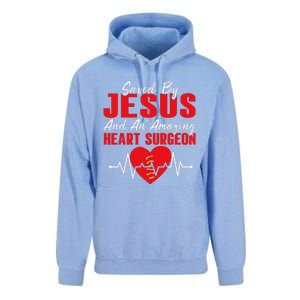 Cool Heart Surgery For Heart Cardiac Rehab Jesus Unisex Surf Hoodie