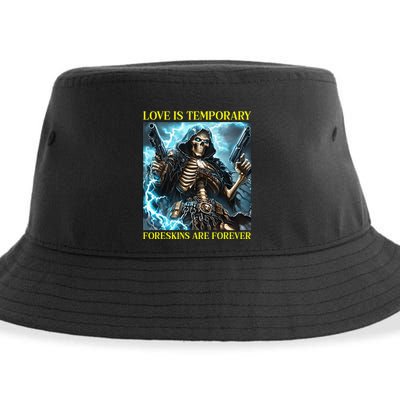 Cringe Hard Skeleton Meme Funny Foreskin Sustainable Bucket Hat