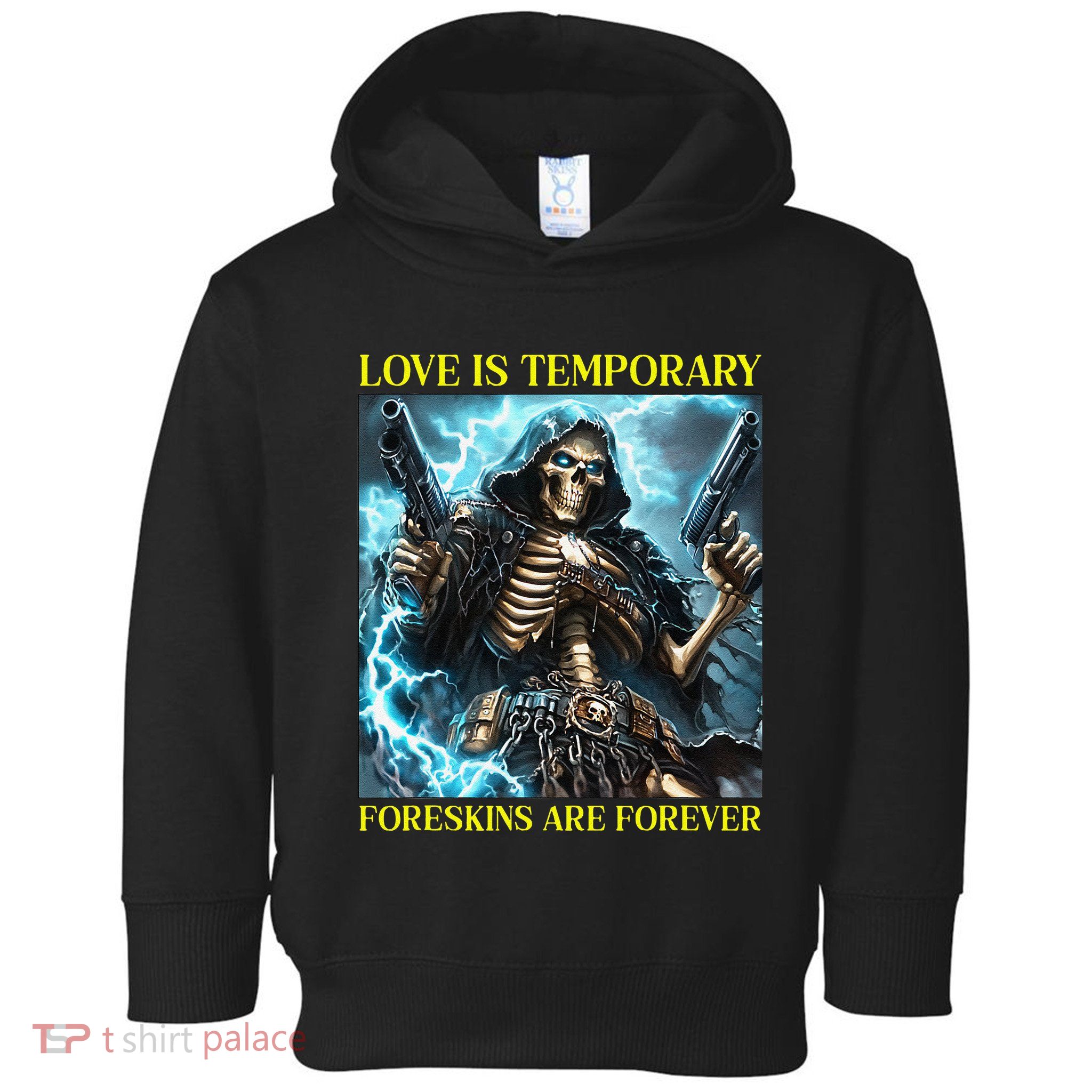 Cringe Hard Skeleton Meme Funny Foreskin Toddler Hoodie