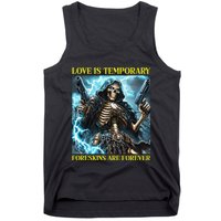 Cringe Hard Skeleton Meme Funny Foreskin Tank Top