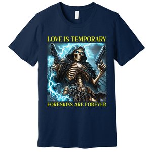 Cringe Hard Skeleton Meme Funny Foreskin Premium T-Shirt