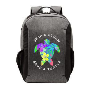 Cool Hawaiian Skip A Straw Save A Turtle Gift Vector Backpack