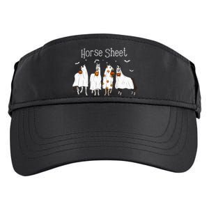 Cute Horse Sheet Spooky Season Ghost Horse Halloween Costume Adult Drive Performance Visor