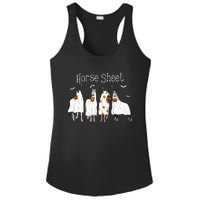 Cute Horse Sheet Spooky Season Ghost Horse Halloween Costume Ladies PosiCharge Competitor Racerback Tank