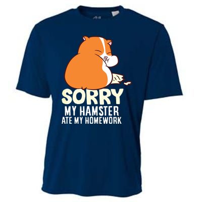 Cute Hamster School My Hamster Ate My Homework Cooling Performance Crew T-Shirt