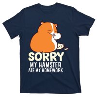 Cute Hamster School My Hamster Ate My Homework T-Shirt