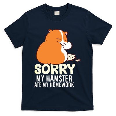 Cute Hamster School My Hamster Ate My Homework T-Shirt