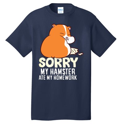 Cute Hamster School My Hamster Ate My Homework Tall T-Shirt