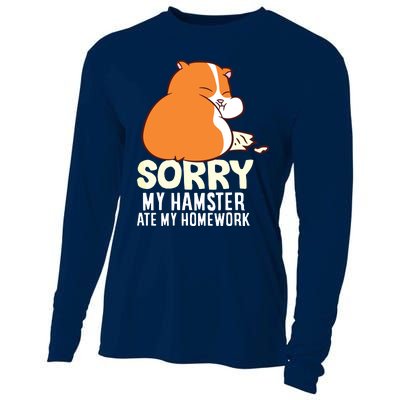 Cute Hamster School My Hamster Ate My Homework Cooling Performance Long Sleeve Crew