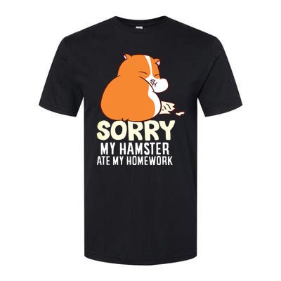 Cute Hamster School My Hamster Ate My Homework Softstyle CVC T-Shirt