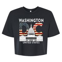 Capitol Hill Souvenir Gift Washington DC Bella+Canvas Jersey Crop Tee