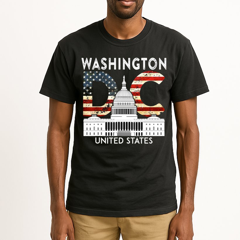 Capitol Hill Souvenir Gift Washington DC Tall T-Shirt