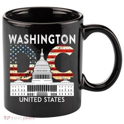 Capitol Hill Souvenir Gift Washington DC 11oz C Handle Ceramic Mug