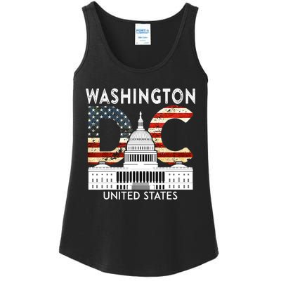 Capitol Hill Souvenir Gift Washington DC Ladies Essential Tank