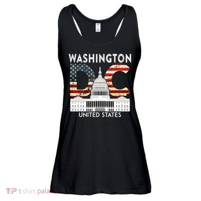 Capitol Hill Souvenir Gift Washington DC Ladies Essential Flowy Tank