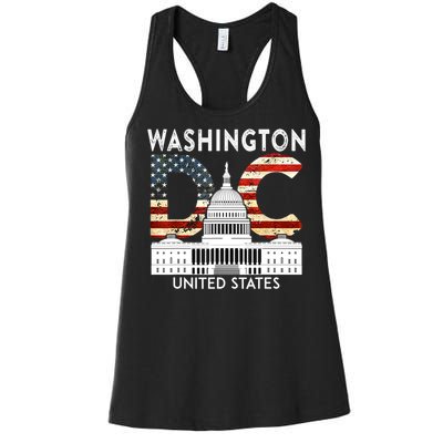 Capitol Hill Souvenir Gift Washington DC Women's Racerback Tank