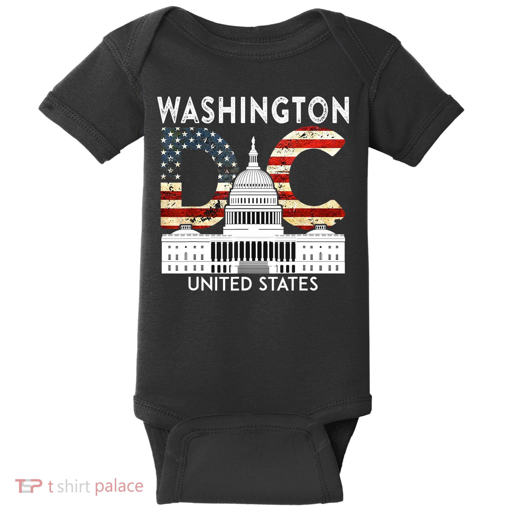 Capitol Hill Souvenir Gift Washington DC Baby Bodysuit