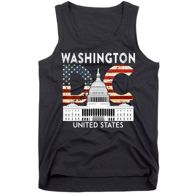 Capitol Hill Souvenir Gift Washington DC Tank Top