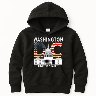 Capitol Hill Souvenir Gift Washington DC Kids Hoodie