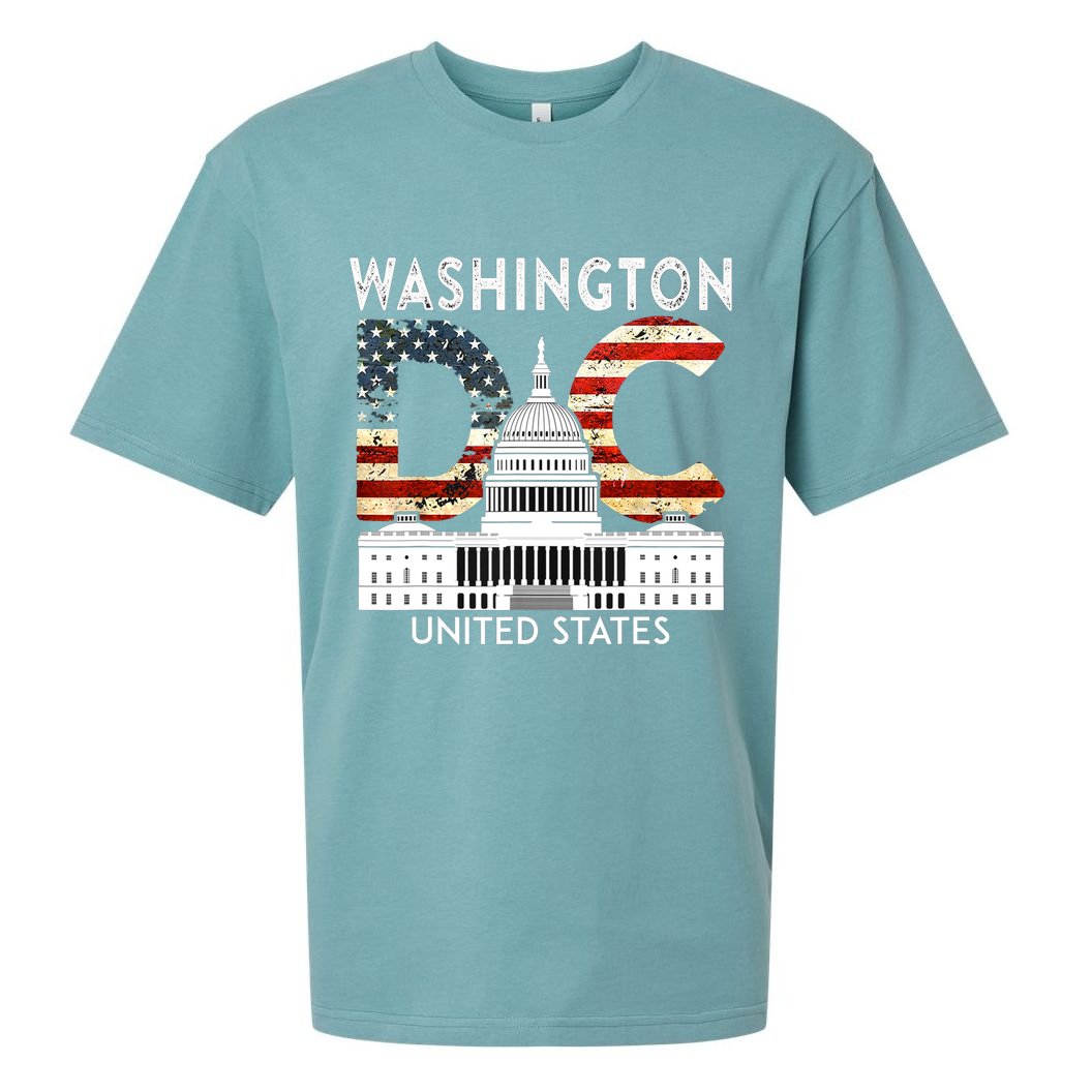 Capitol Hill Souvenir Gift Washington DC Sueded Cloud Jersey T-Shirt