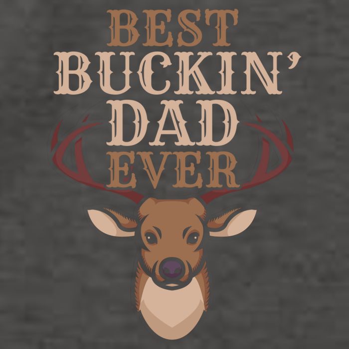 Cool Hunting Saying Deer Hunter I Best Buckin Dad Ever Gift Vector Backpack