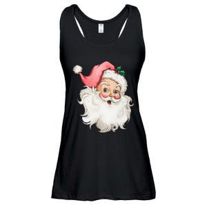 Christmas Holiday Santa Claus Funny Cute Ladies Essential Flowy Tank