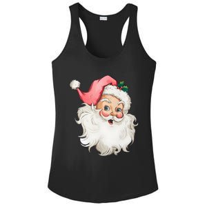 Christmas Holiday Santa Claus Funny Cute Ladies PosiCharge Competitor Racerback Tank