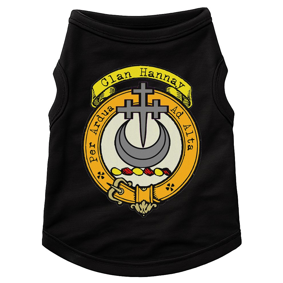 Clan Hannay Scottish Crest Doggie Tank