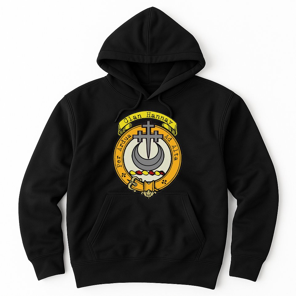 Clan Hannay Scottish Crest Hoodie