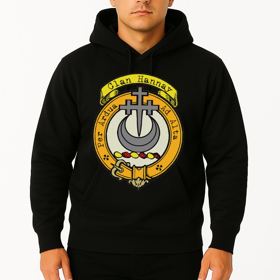 Clan Hannay Scottish Crest Hoodie