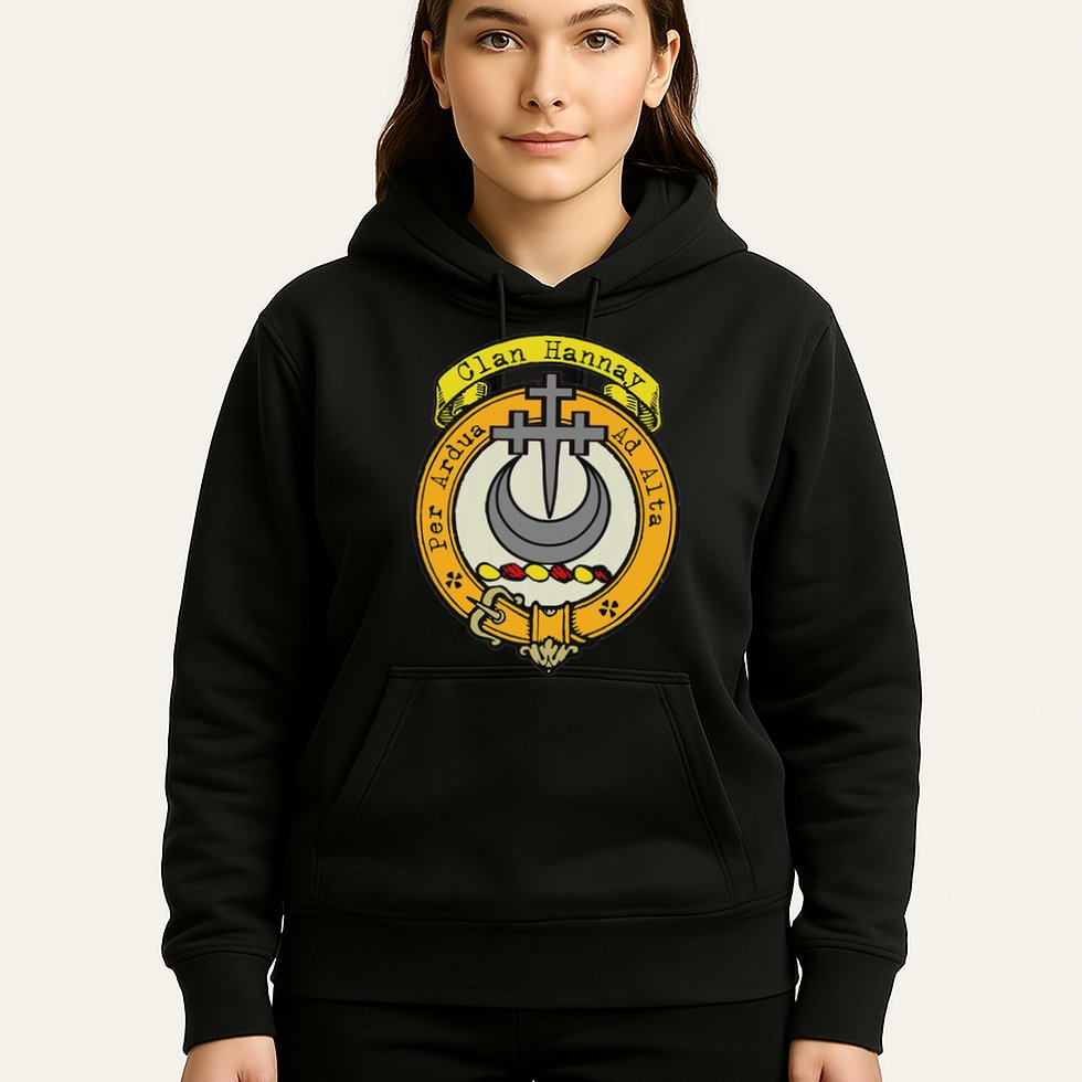 Clan Hannay Scottish Crest Hoodie