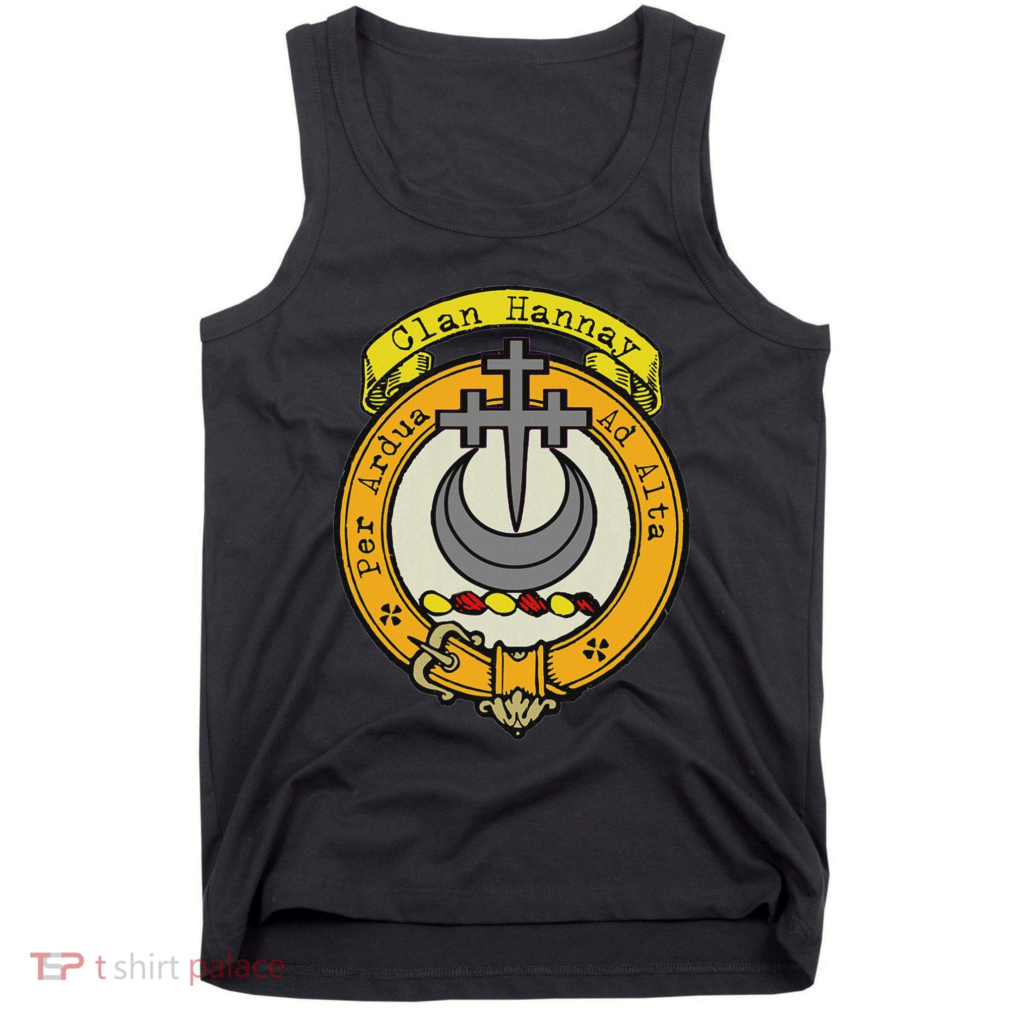 Clan Hannay Scottish Crest Tank Top