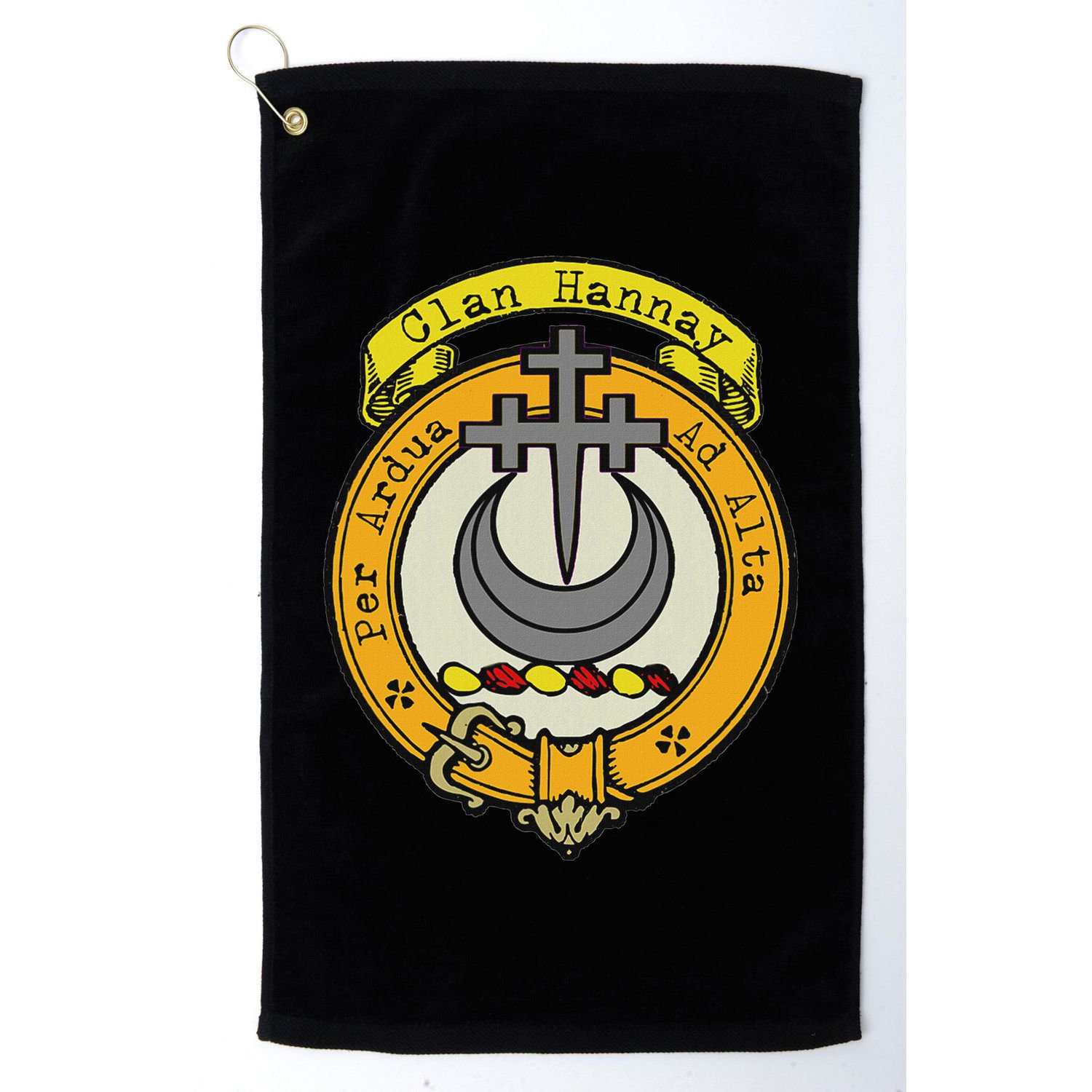 Clan Hannay Scottish Crest Golf Towel