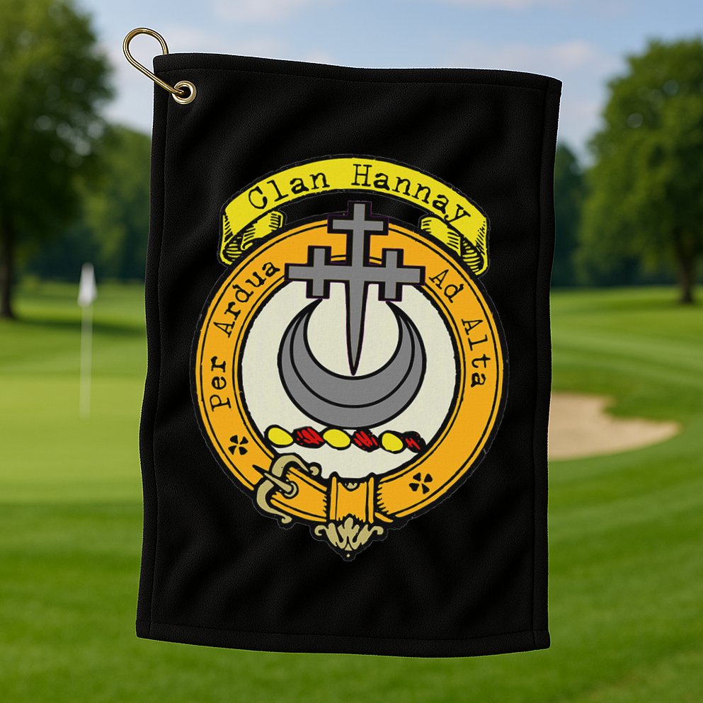 Clan Hannay Scottish Crest Golf Towel