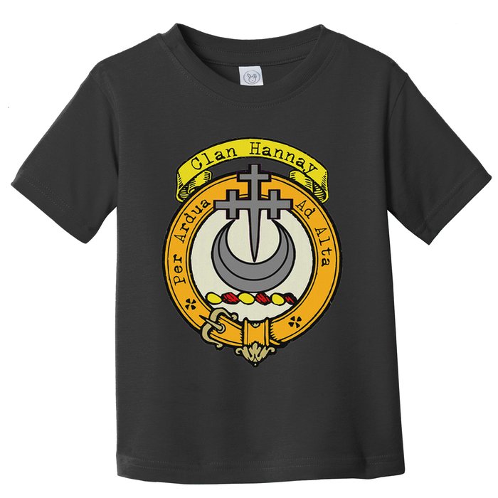 Clan Hannay Scottish Crest Toddler T-Shirt