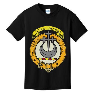 Clan Hannay Scottish Crest Kids T-Shirt