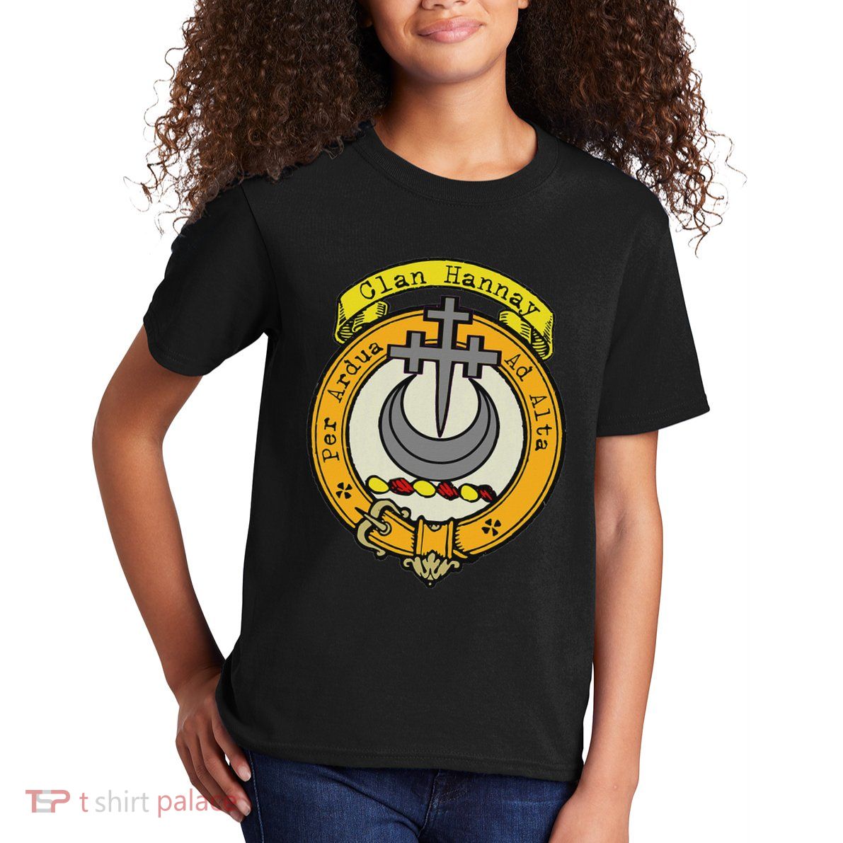 Clan Hannay Scottish Crest Kids T-Shirt