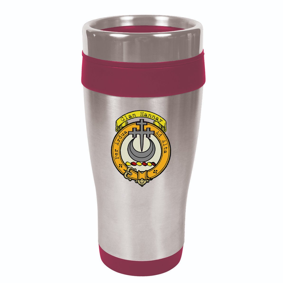 Clan Hannay Scottish Crest 16oz Travel Tumbler