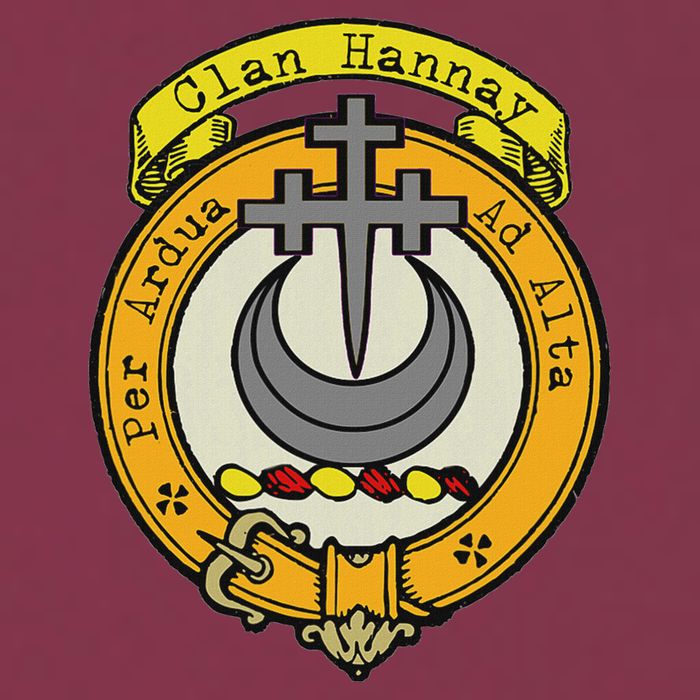 Clan Hannay Scottish Crest 16oz Travel Tumbler