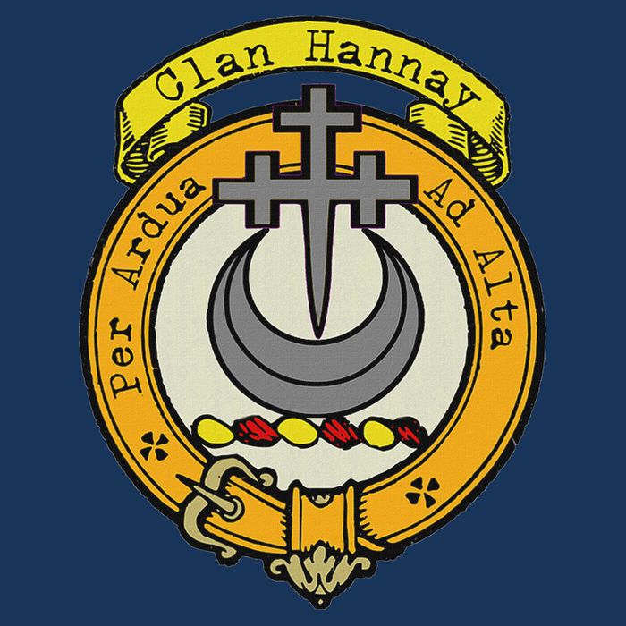 Clan Hannay Scottish Crest Infant Baby Jersey Bodysuit