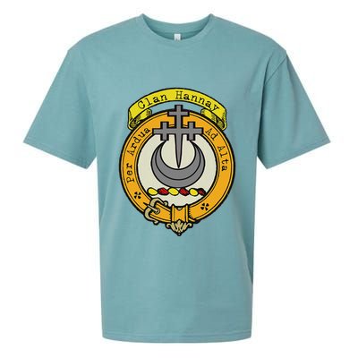Clan Hannay Scottish Crest Sueded Cloud Jersey T-Shirt