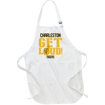 Charleston High School Get Loud Tigers Full-Length Apron With Pockets