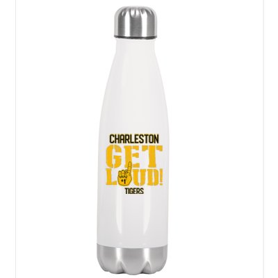 Charleston High School Get Loud Tigers Stainless Steel Insulated Water Bottle