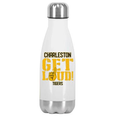 Charleston High School Get Loud Tigers Stainless Steel Insulated Water Bottle