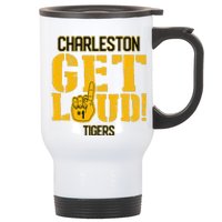 Charleston High School Get Loud Tigers Stainless Steel Travel Mug