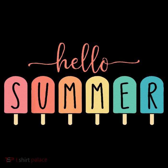 Colorful Hello Summer Popsicle Graphic Baby Bodysuit