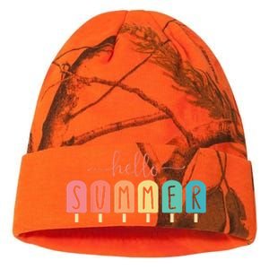 Colorful Hello Summer Popsicle Graphic Kati Licensed 12" Camo Beanie