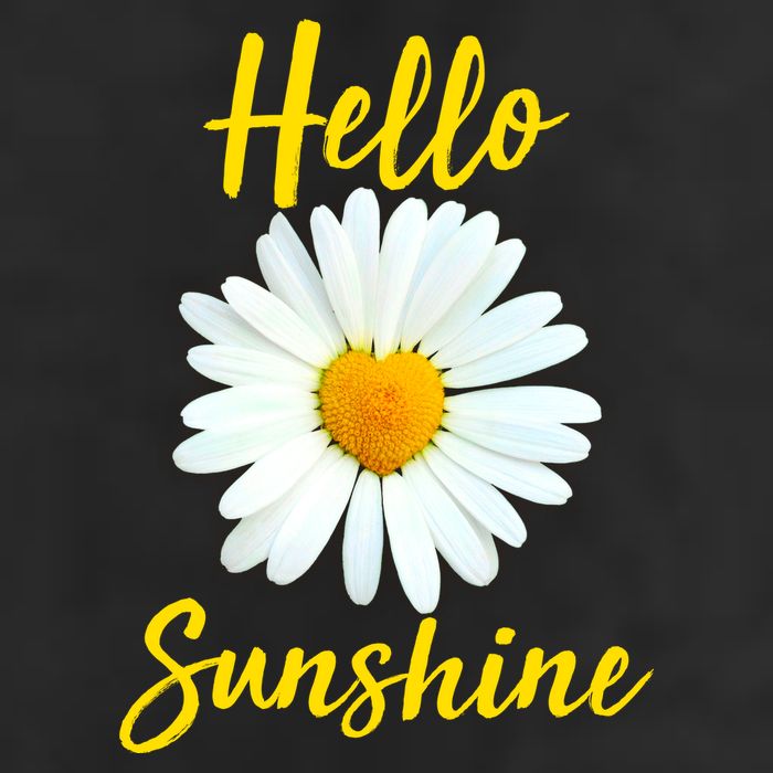 Cute Hello Sunshine Heart Daisy Flower Cool Comfort Performance Bucket Hat