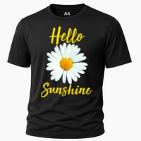 Cute Hello Sunshine Heart Daisy Flower Cooling Performance Crew T-Shirt