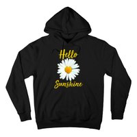 Cute Hello Sunshine Heart Daisy Flower Hoodie